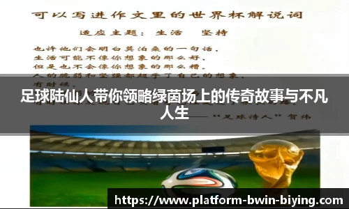 足球陆仙人带你领略绿茵场上的传奇故事与不凡人生